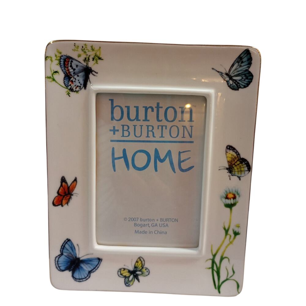 Burton + Burton Wings Of Grace Butterfly Picture Frame New In Box